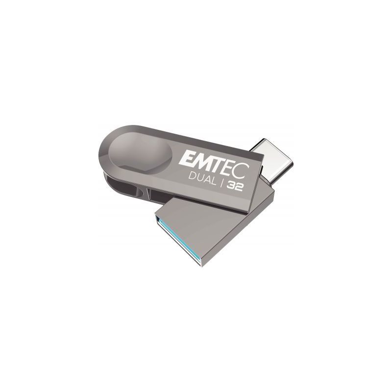 Achetez Clé USB 3.2 Emtec Dual 32 Go ECMMD32GD283 EMTEC pas cher sur Ma Rentrée Scolaire