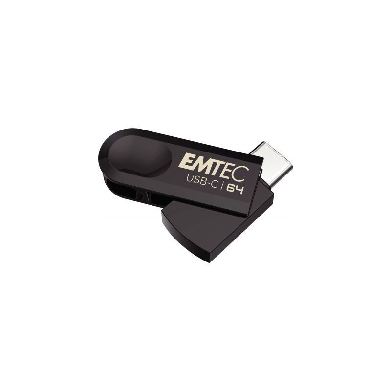 Achetez Clé USB Type-C 3.2 Emtec 64 Go ECMMD64GC283 EMTEC pas cher sur Ma Rentrée Scolaire