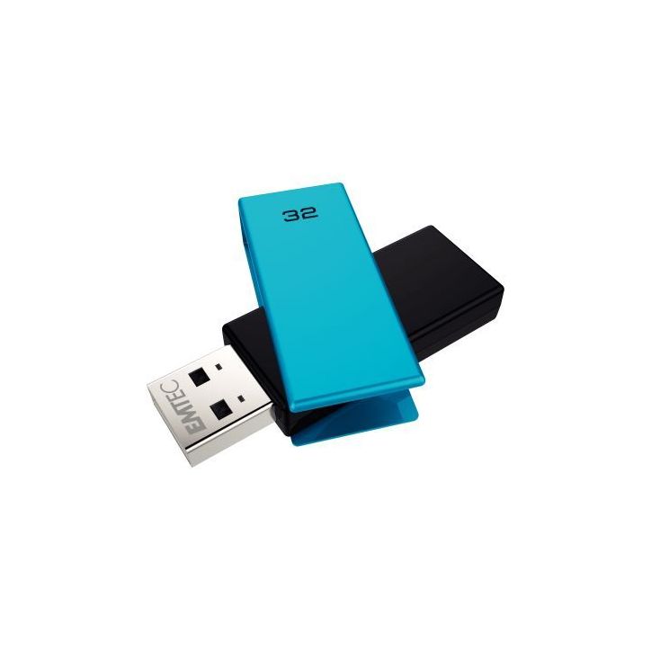 Clé USB Emtec Brick 2.0 C350 32 go bleu ECMMD32GC352 EMTEC
