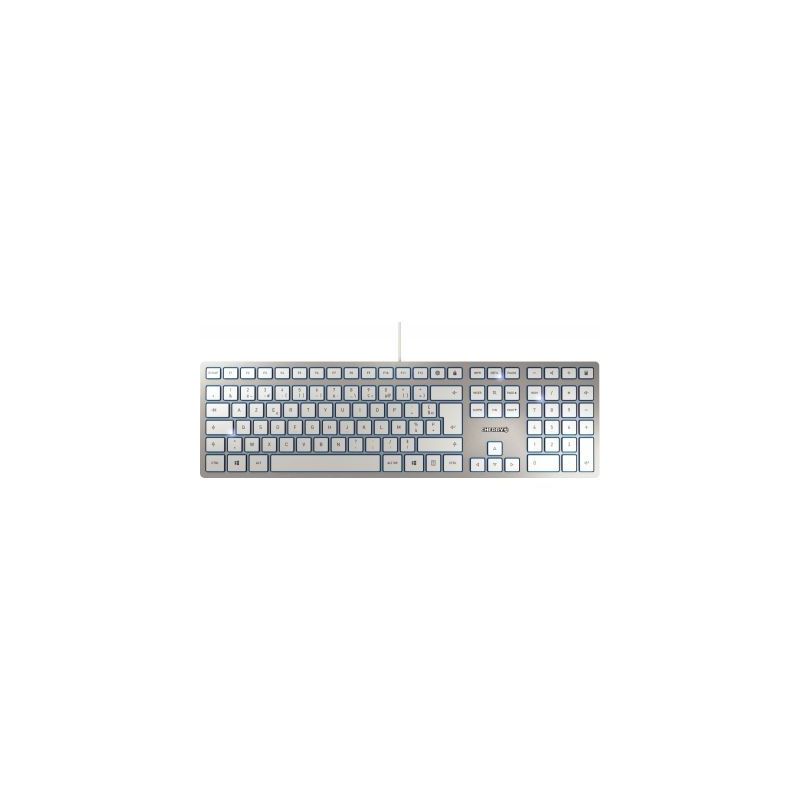 Achetez Clavier Cherry KC6000  slim silver 925539 CHERRY pas cher sur Ma Rentrée Scolaire