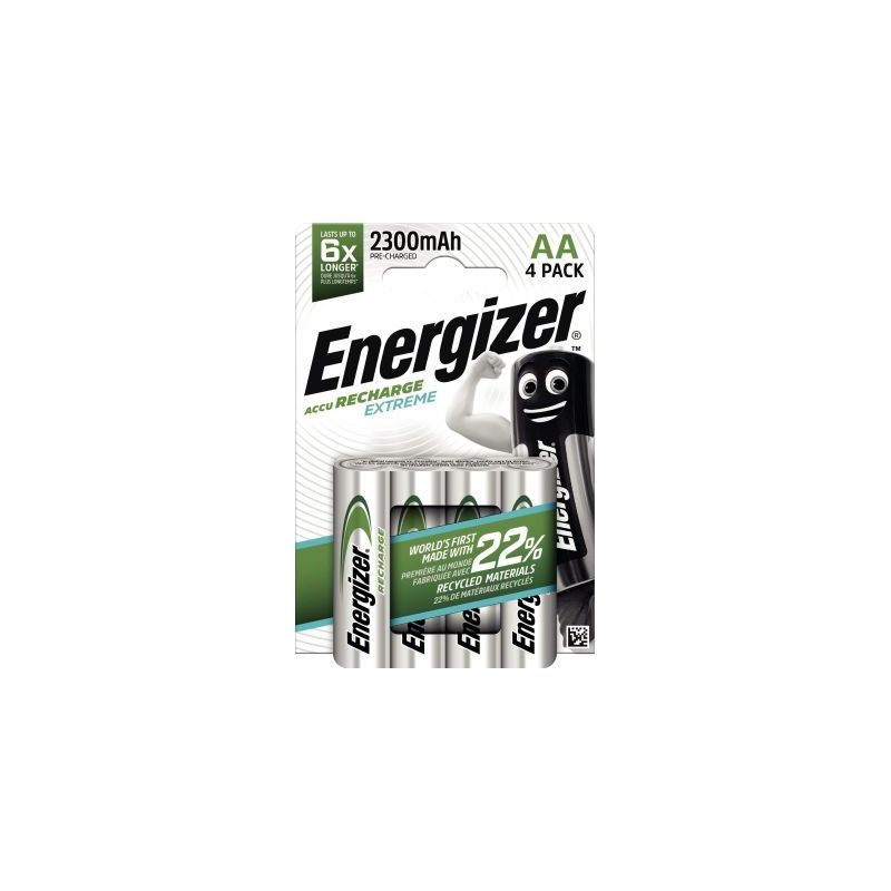 Achetez Blister 4 accu Energizer AA 2300 mAh 7638900416893 ENERGIZER pas cher sur Ma Rentrée Scolai..