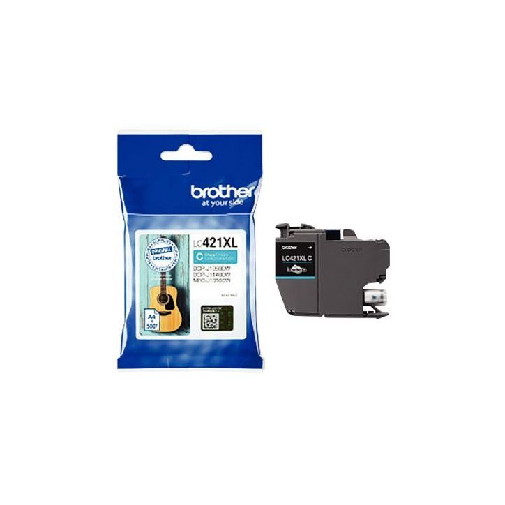 Cartouche encre Brother LC421XLC haute capacité cyan à la marque Guitare LC421XLC BROTHER
