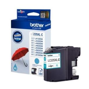 Achetez Cartouche jet d'encre à la marque Brother LC225 cyan haute capacité Parapluie LC225XLC BRO..