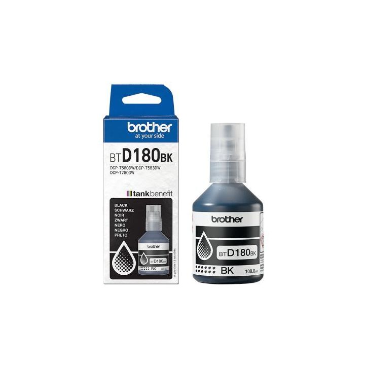 Brother BTD180 bouteille jet d'encre noir authentique (BTD180BK) BTD180 BRSPIBTD180BK BROTHER