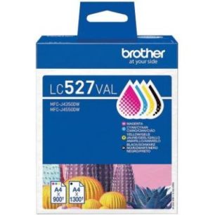 Achetez Brother CACTUS lot 4 cartouches encre noire, cyan, magenta, jaune authentique LC527VAL LC527..