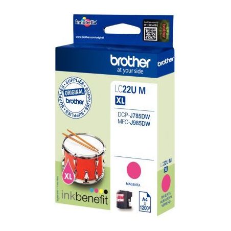 Achetez Cartouche jet d'encre à la marque Brother LC22UM magenta ultra haute capacité Tambour LC22..