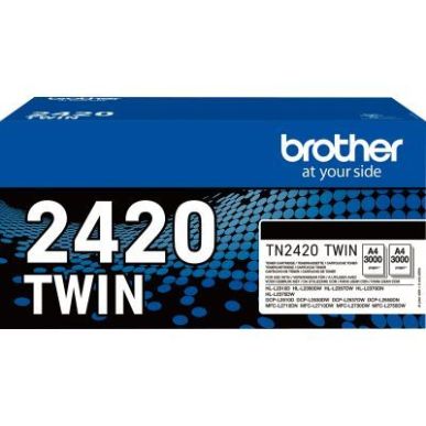 Achetez Lot de 2 toners Brother TN2420 TWIN noir à la marque TN2420TWIN BROTHER pas cher sur Ma Ren..
