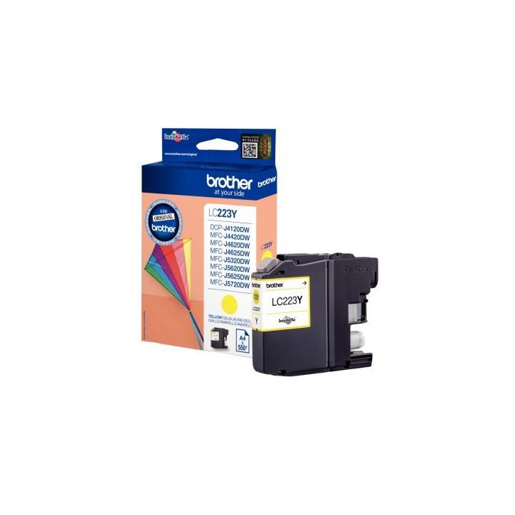 BROTHER Cartouche Jet d'encre Jaune LC223Y