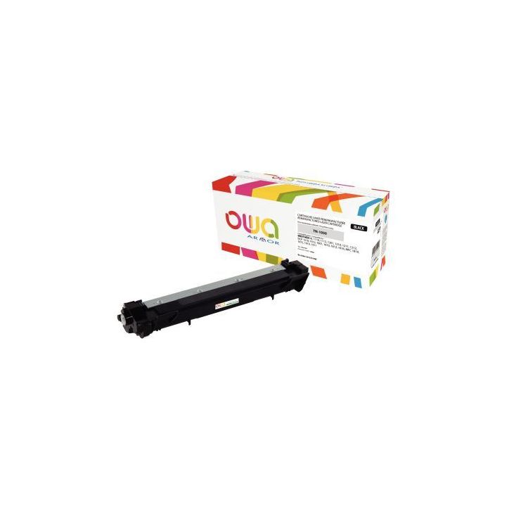 Toner laser compatible à la marque Brother TN1050 noir K15741OW OWA ARMOR