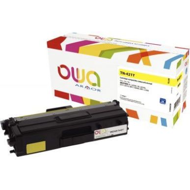 Achetez Toner laser compatible à la marque Brother TN421Y jaune K18060OW OWA ARMOR pas cher sur Ma ..