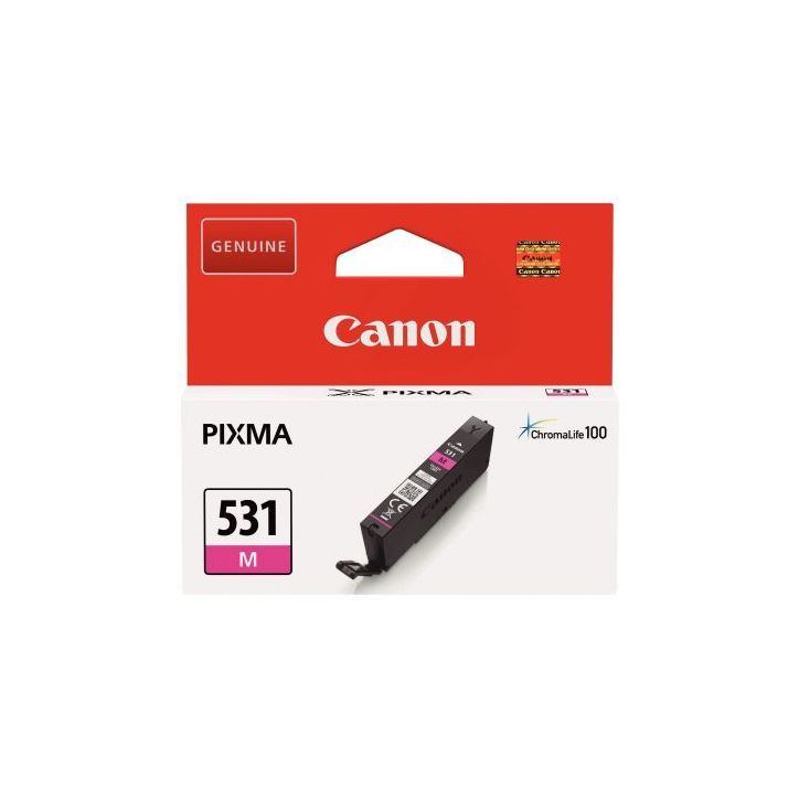 Canon 531 cartouche jet d'encre magenta authentique (CLI-531M) 531 CASPI6120C001 CANON