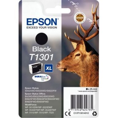Achetez Cartouche jet d'encre à la marque Epson T130140 noir très haute capacité Cerf C13T1301401..