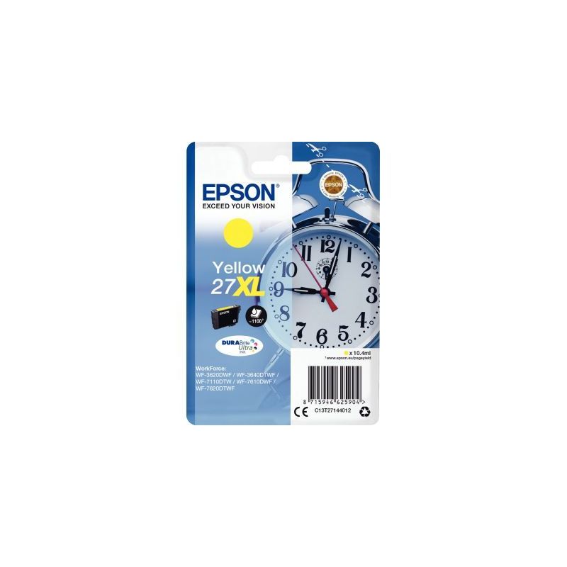 Achetez Cartouche jet d'encre à la marque Epson T271440 jaune haute capacité Réveil EPSPIT2714401..