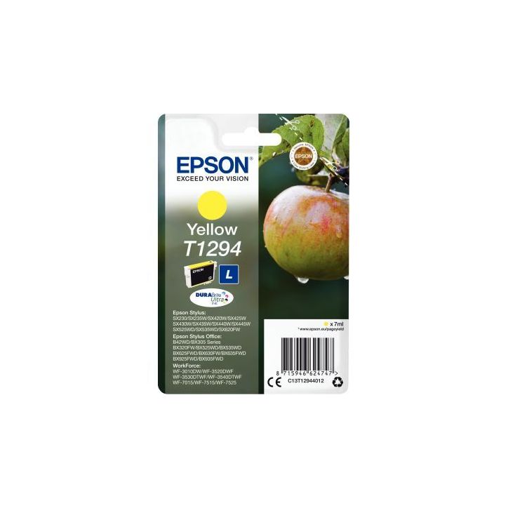 EPSON Cartouche Jet d'encre Jaune C13T12944012