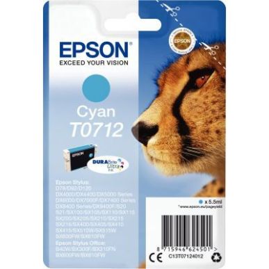 Achetez Cartouche jet d'encre à la marque Epson T071240 cyan Guépard EPSPIT07124012BU EPSON pas ch..