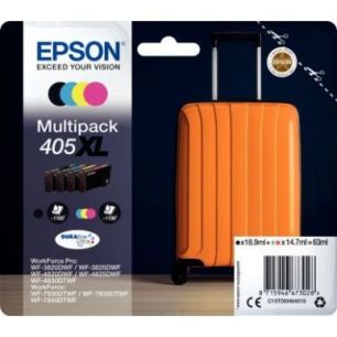 Achetez Lot de 4 cartouches jet d'encre à la marque Epson T05H640 noir cyan magenta jaune haute cap..