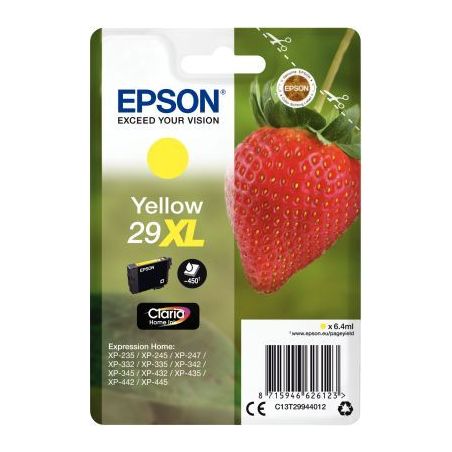 Achetez EPSON Cartouche Jet d'encre xl Jaune C13T29944012 pas cher sur Ma Rentrée Scolaire
