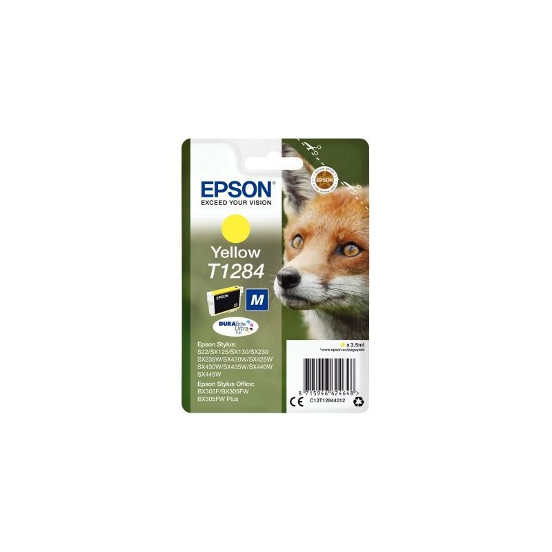 Achetez Cartouche d'encre à la marque Epson T128440 jaune Renard EPSPIT12844012BU EPSON pas cher su.. Achetez Cartouche d'encre à la marque Epson T128440 jaune Renard EPSPIT12844012BU EPSON pas cher su..