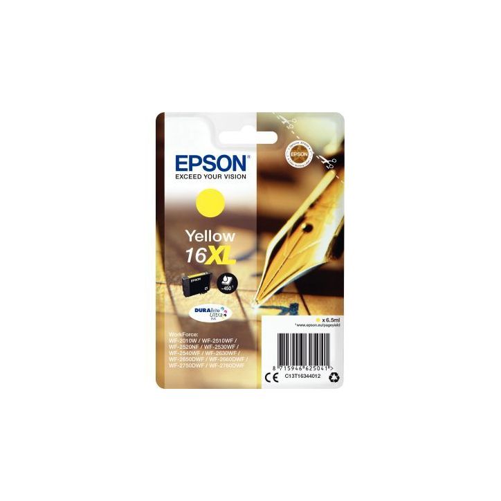 Cartouche jet d'encre à la marque Epson T163440 jaune haute capacité Stylo plume EPSPIT16344012BU EPSON