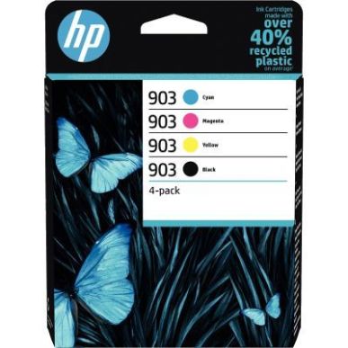 Achetez Lot de 4 cartouches encre à la marque HP 6ZC73AE noir cyan magenta et jaune 903 HPSPI6ZC73A..