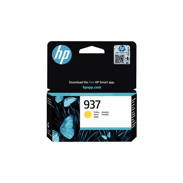 HP 937 cartouche d'encre jaune authentique (4S6W4NE) 937 HPSPI4S6W4NE HP