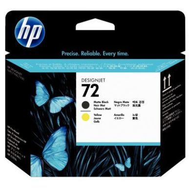 Achetez Tête d'impression jet d'encre à la marque HP C9384A noir mat et jaune 72 HPSPIC9384A HP pa..