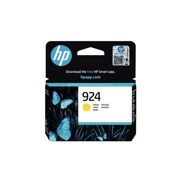 HP 924 cartouche d'encre jaune authentique (4K0U5NE) 924 4K0U5NE HP