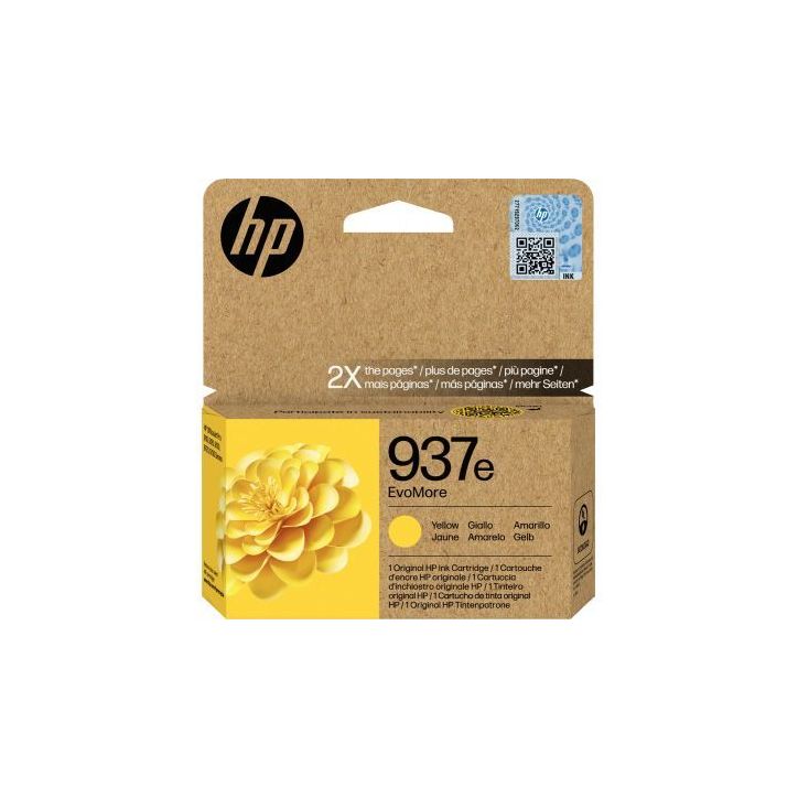 HP 937e cartouche d'encre jaune haute capacité authentique (4S6W8NE) 937e HPSPI4S6W8NE HP