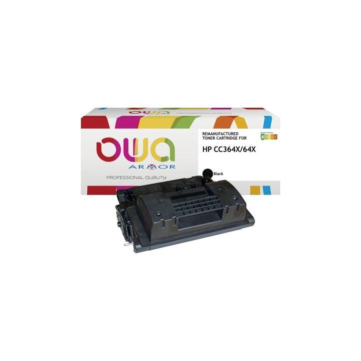 Cartouche laser compatible à la marque HP CC364X noir haute capacité K15109OW OWA ARMOR