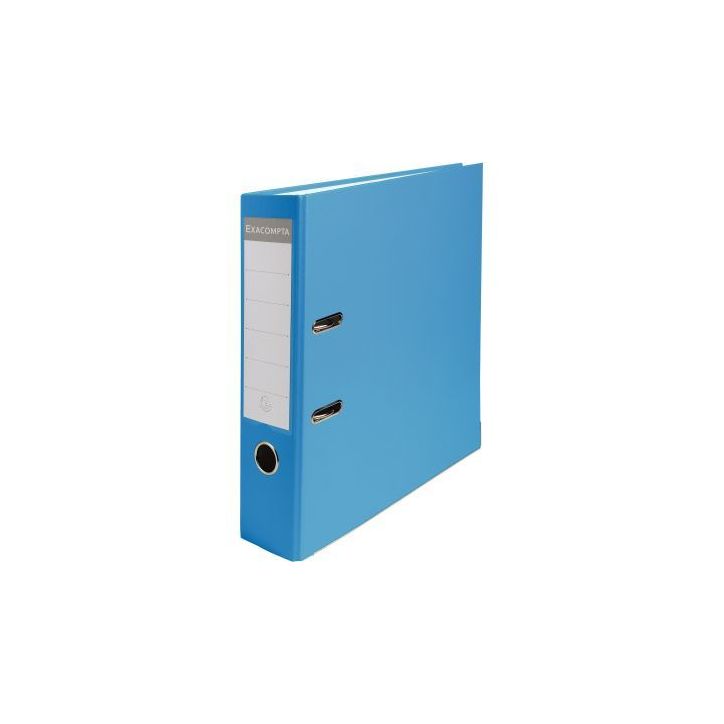 Classeur à  levier pour format A4, dos 8 cm, bleu clair 918412B EXACOMPTA
