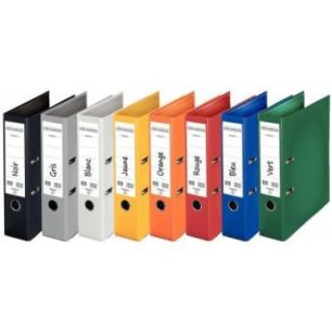 Achetez Carton de 10 classeurs à levier CHROMOS+ dos large 8 cm, couleurs vives 624163 CHROMO + ESS..