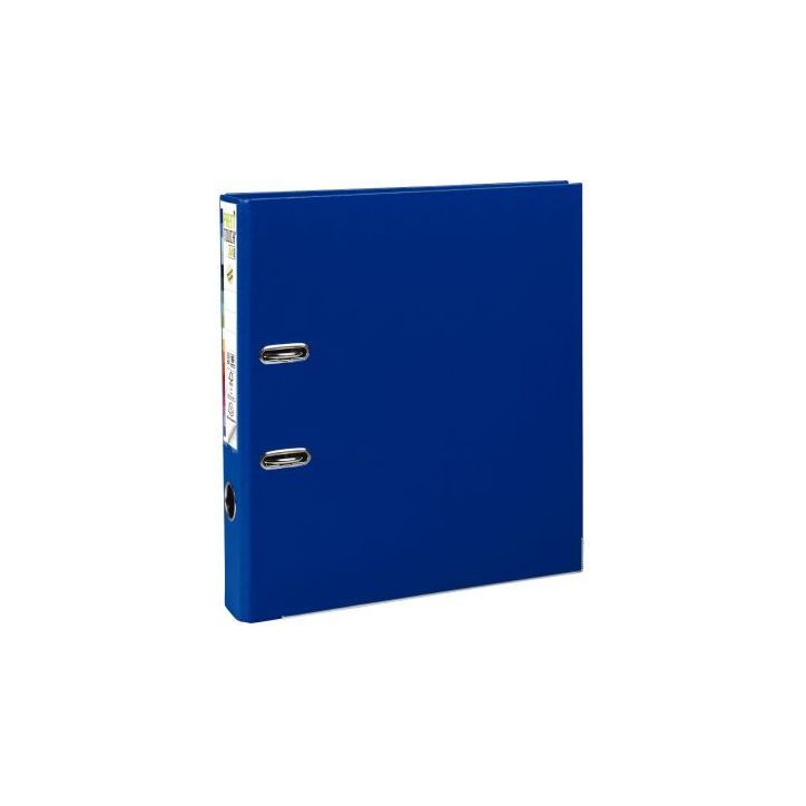 EXACOMPTA Classeur à  levier en polypro PREMTOUCH dos de 8cm, coloris Bleu Foncé