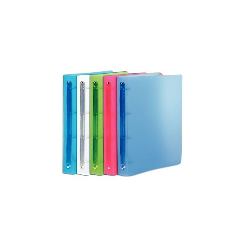 Achetez Classeur Chromaline en polypropylène translucide, 4 anneaux ronds diamètre 30 mm, dos 40 m.. Achetez Classeur Chromaline en polypropylène translucide, 4 anneaux ronds diamètre 30 mm, dos 40 m..