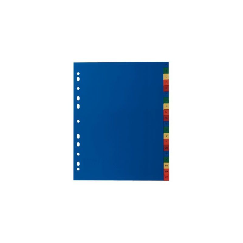 Achetez Jeu de 20 intercalaires alphabétiques en polypropylène de couleur format A4+ épaisseur 12.. Achetez Jeu de 20 intercalaires alphabétiques en polypropylène de couleur format A4+ épaisseur 12..