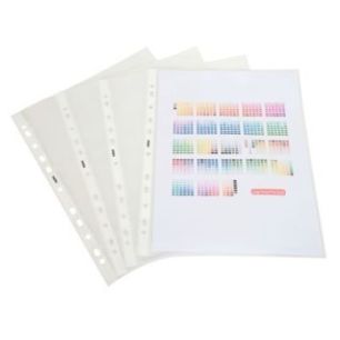 Achetez Boîte de 100 pochettes perforées en polypro 9/100e lisse perforation 11 trous pas cher sur..