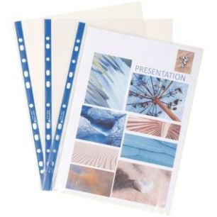 Achetez Paquet de 10 pochettes perforées STOP DOC en polypropylène lisse 6/100ème 5880E EXACOMPTA..