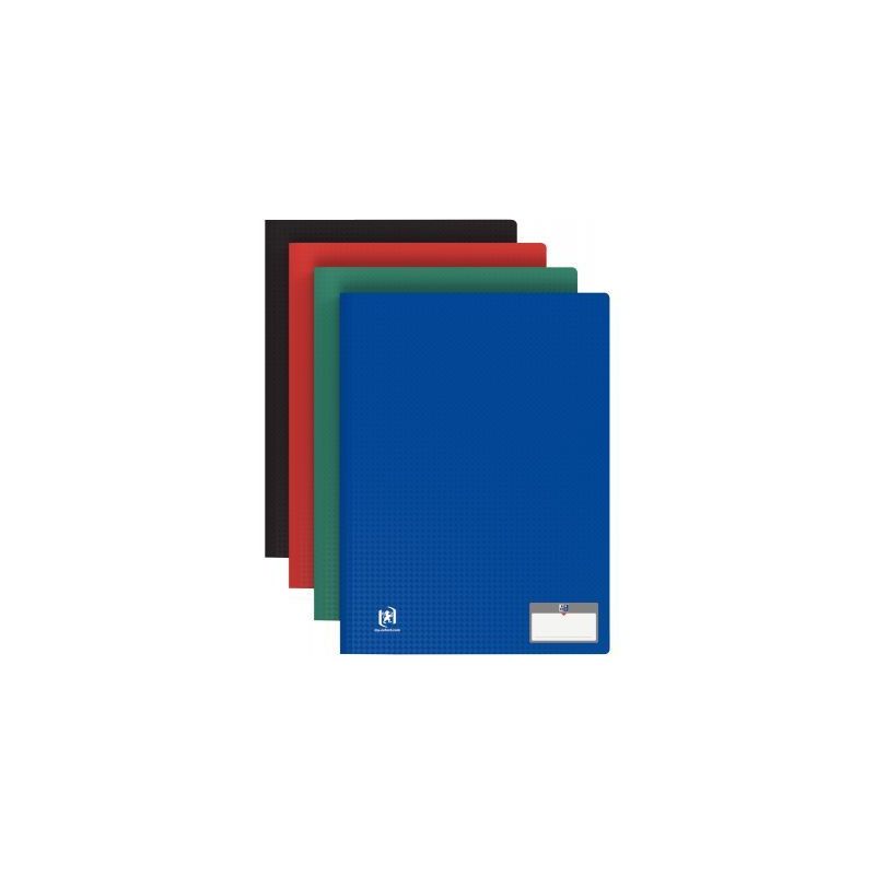 Achetez Carton de 10 protège-documents MEMPHIS 100 pochettes fixes 200 vues couleurs vives assortie..