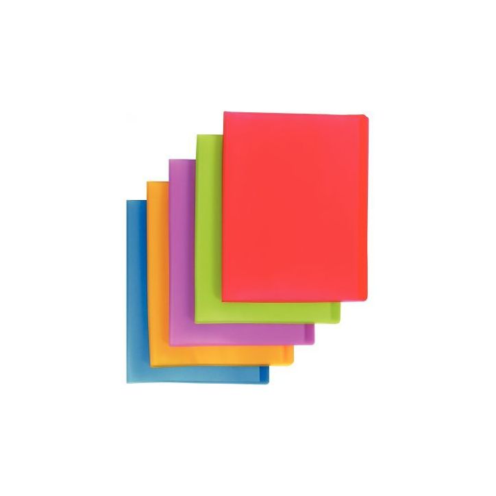 Carton de 10 protège-documents COLOR FRESH, 100 vues 1519907V100