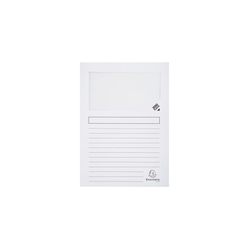 Achetez Paquet de 100 pochettes coin papier FOREVER 130g, blanc 50110E FOREVER EXACOMPTA pas cher su..