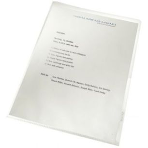 Achetez Boite de 100 pochettes coin en polypropylène 14/100ème recyclé 40011103 LEITZ pas cher su..