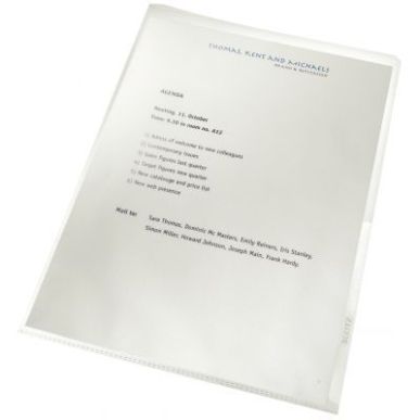 Achetez Boite de 100 pochettes coin en polypropylène 14/100ème recyclé 40011103 LEITZ pas cher su..