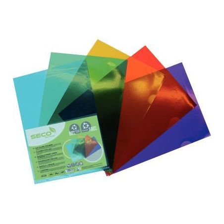Achetez Sachet de 25 pochettes coin en polypropylène recyclable, coloris assortis LSF-AST SECO pas ..