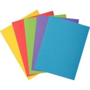 Achetez Paquet de 50 chemises ROCK"S 1 rabat latéral 210g 24x32 cm couleurs assorties 218000E ROCK'..