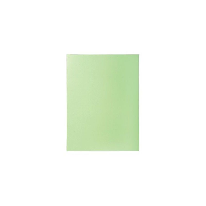 Achetez Paquet de 50 chemises 2 rabats 210g format 24x32 cm Vert clair 332004E SUPER EXACOMPTA pas c..