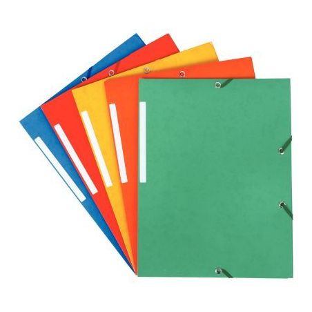 Achetez Lot de 5 chemises 3 rabats à élastiques, coloris assortis 11958 pas cher sur Ma Rentrée S..