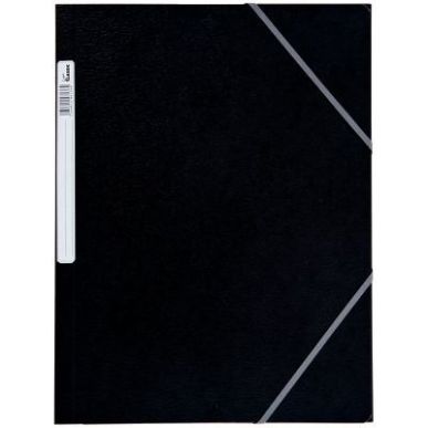 Achetez Chemise 3 rabats à élastiques + étiquette de dos coloris noir carte grainée 5/10e 450g f..