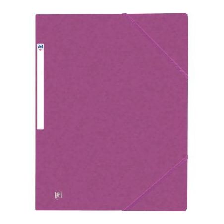 Achetez Chemise 3 rabats à élastiques TOP FILE+ en carte lustrée 4/10e 390g, violet 400114349 TOP..