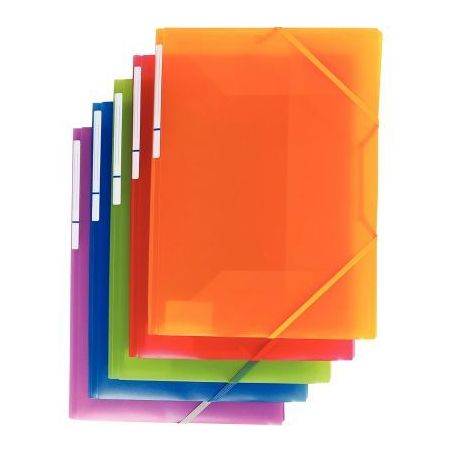 Achetez Carton de 30 chemises 3 rabats à élastiques en polypropylène COLOR FRESH 1318005 COLOR FR..