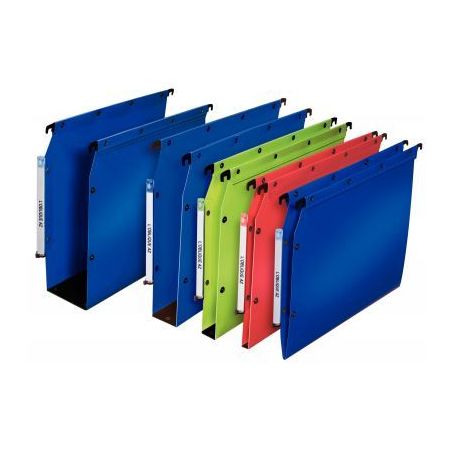 Achetez Paquet de 10 dossiers suspendus pour armoires en polypropylène dos 30 mm coloris jaune 1003..