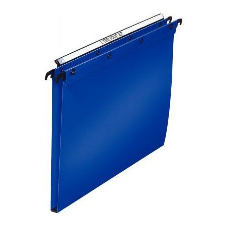 Achetez Paquet de 10 dossiers suspendus pour tiroirs en polypropylène dos 15 mm coloris bleu 100330..